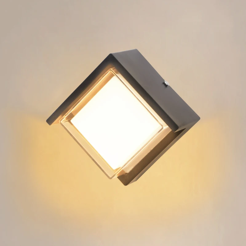 مصباح حائط LED داخلي وخارجي مقاوم للماء ، ABS حديث...