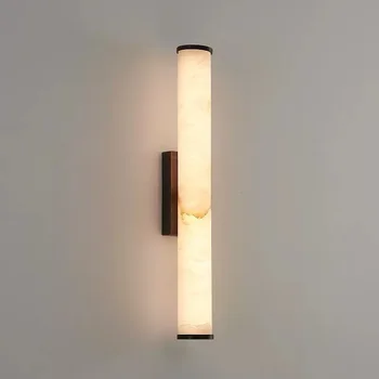 Light Luxury Copper & Marble Wall Sconce 2