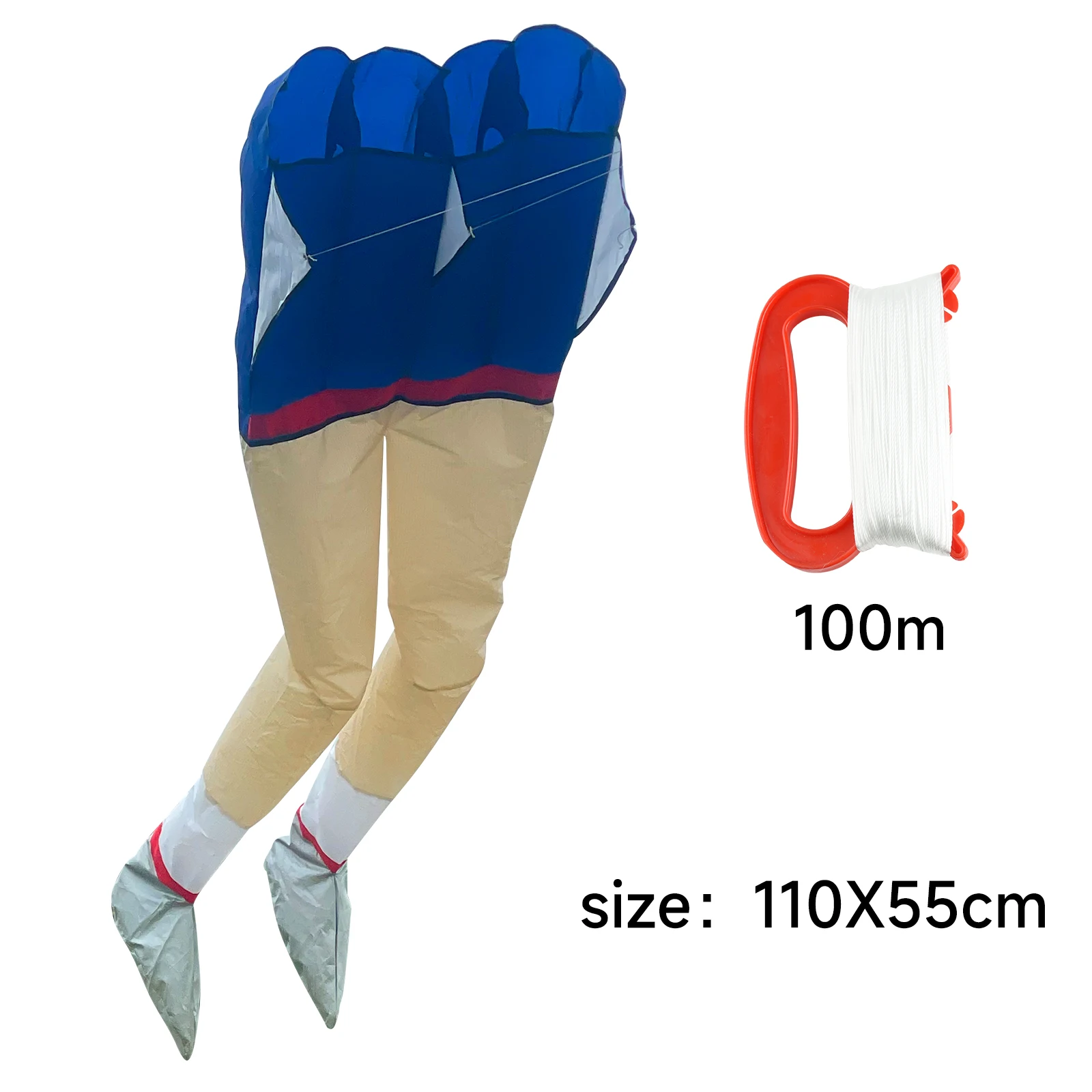 3D Inflatable Nylon Kite for Outdoor Flying The Beach Long Legged Funny Soft Kite Latawiec Cometas De Viento Pipa Professional 4