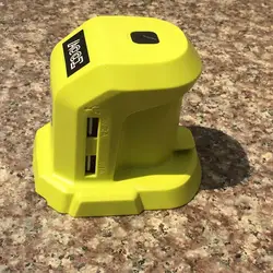 DIY Ryobi one+ 18V batttery adapter P104 105 P190 etc Li-ion Battery to DC 12V 5A and dual USB 5V