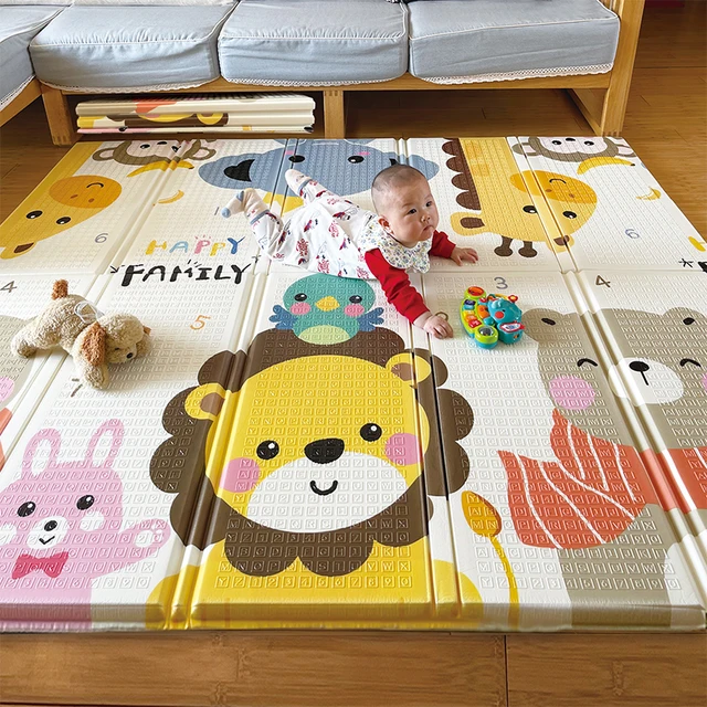 Infant Shining Baby Play Mat 180x200x1.5cm Folding Baby Mat Anti-slip Puzzle Children's Mat Tapete Infantil Room Crawling Pad 2
