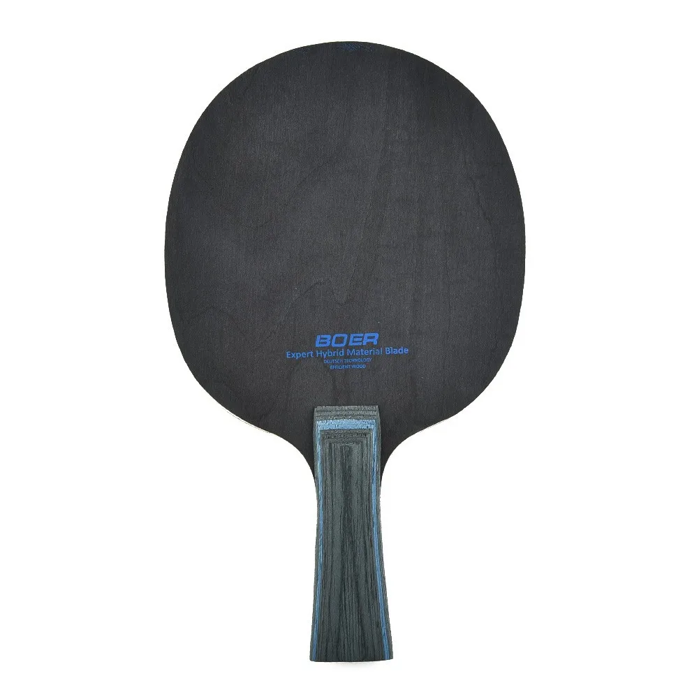 Table Tennis Racket Blade Carbon Fiber Aryl Group Fiber Short/Long Handle 7 Ply Pong Blades Sports Training Accessories
