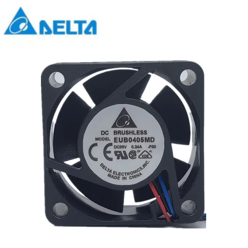 New delta EUB0405MD 5V 0.24a 4020 4cm 3-wire USB switch server fan new original eub0424vhd 24v 0 14a 4cm 4020 2 wire inverter printer fan