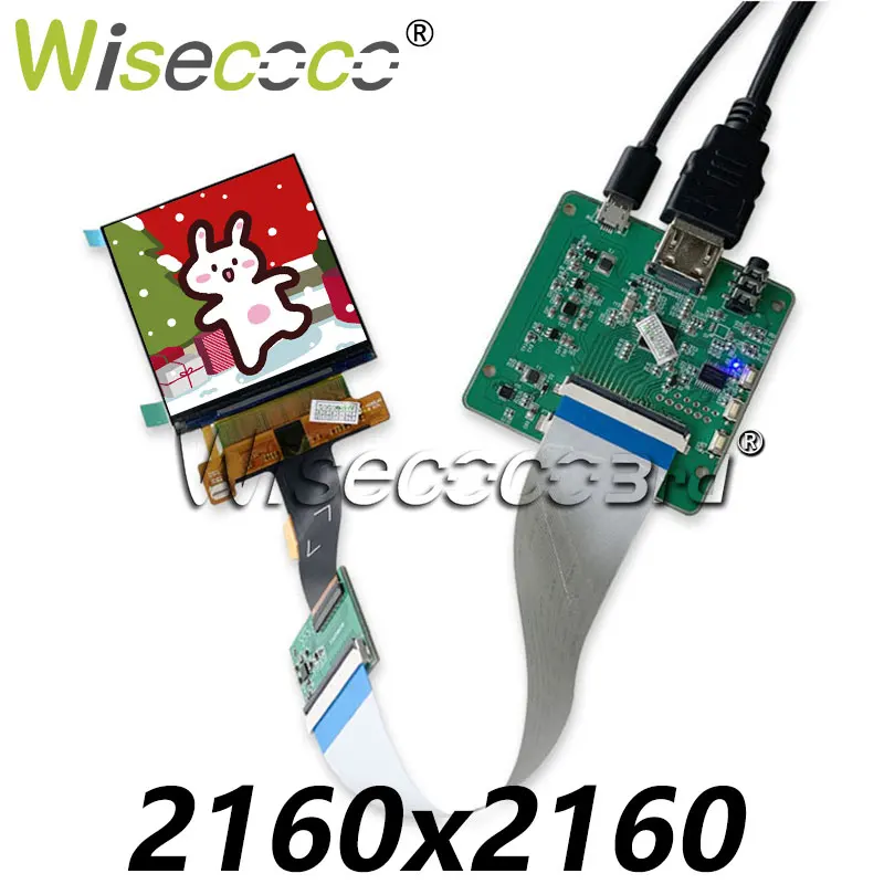 Wisecoco-lcd Display Usb Tipo-c Driver Board Alto Desempenho 1:1 2.9 2160×2160