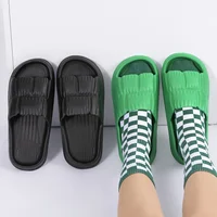Soft Bottom Slippers for Women Home Bathroom Home Bath Non-slip Couple Summer Sandals for Men Summer Beach Wear Comfortable - Image 2