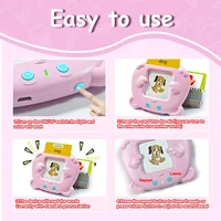 Montessori Education Flash Cards Machine Early Educational Learning English Electronic Audio Book Toy for Children Birthday Gift 2