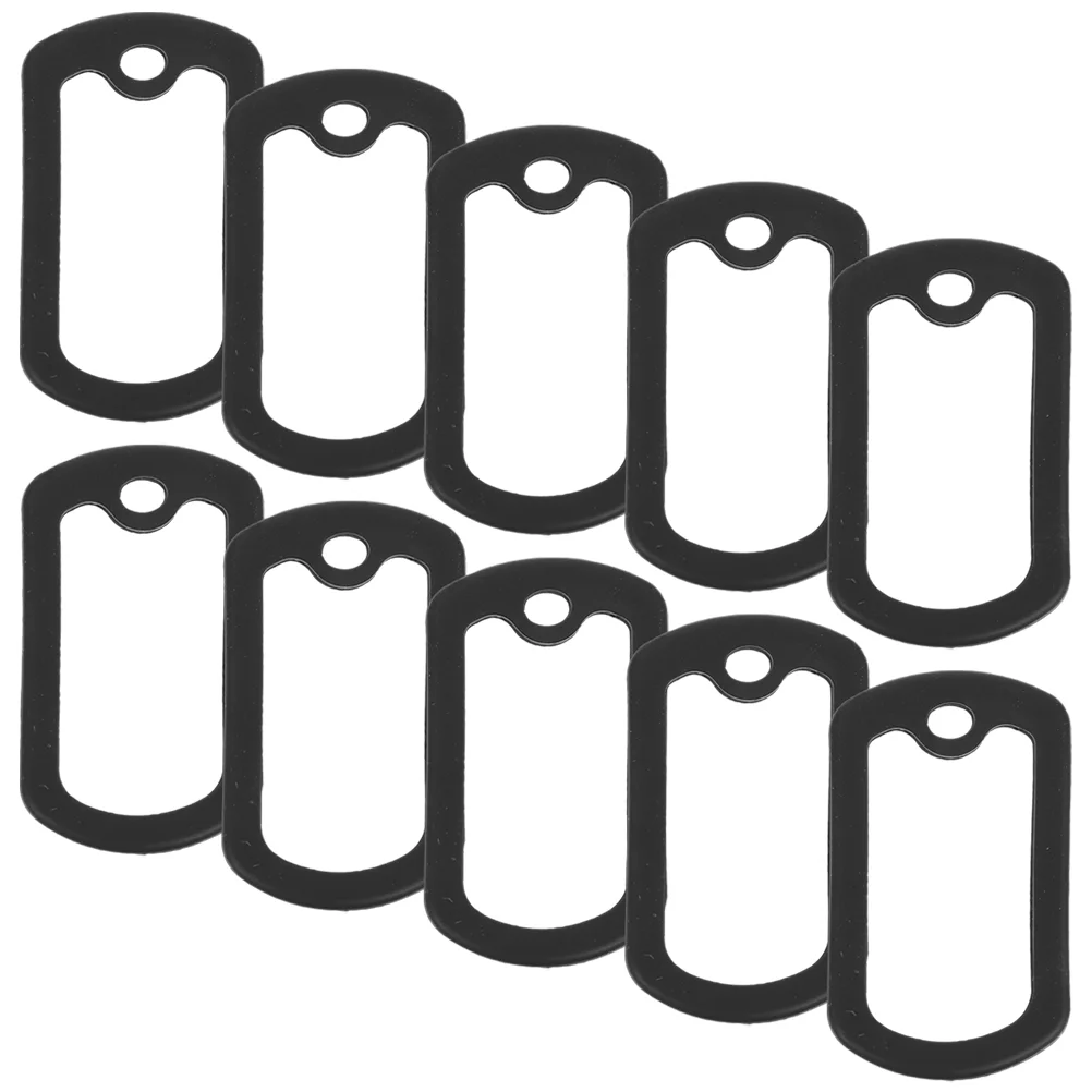 

10pcs Dog Tag Silicone Silencer Dog Tag Silicone Protective Cover