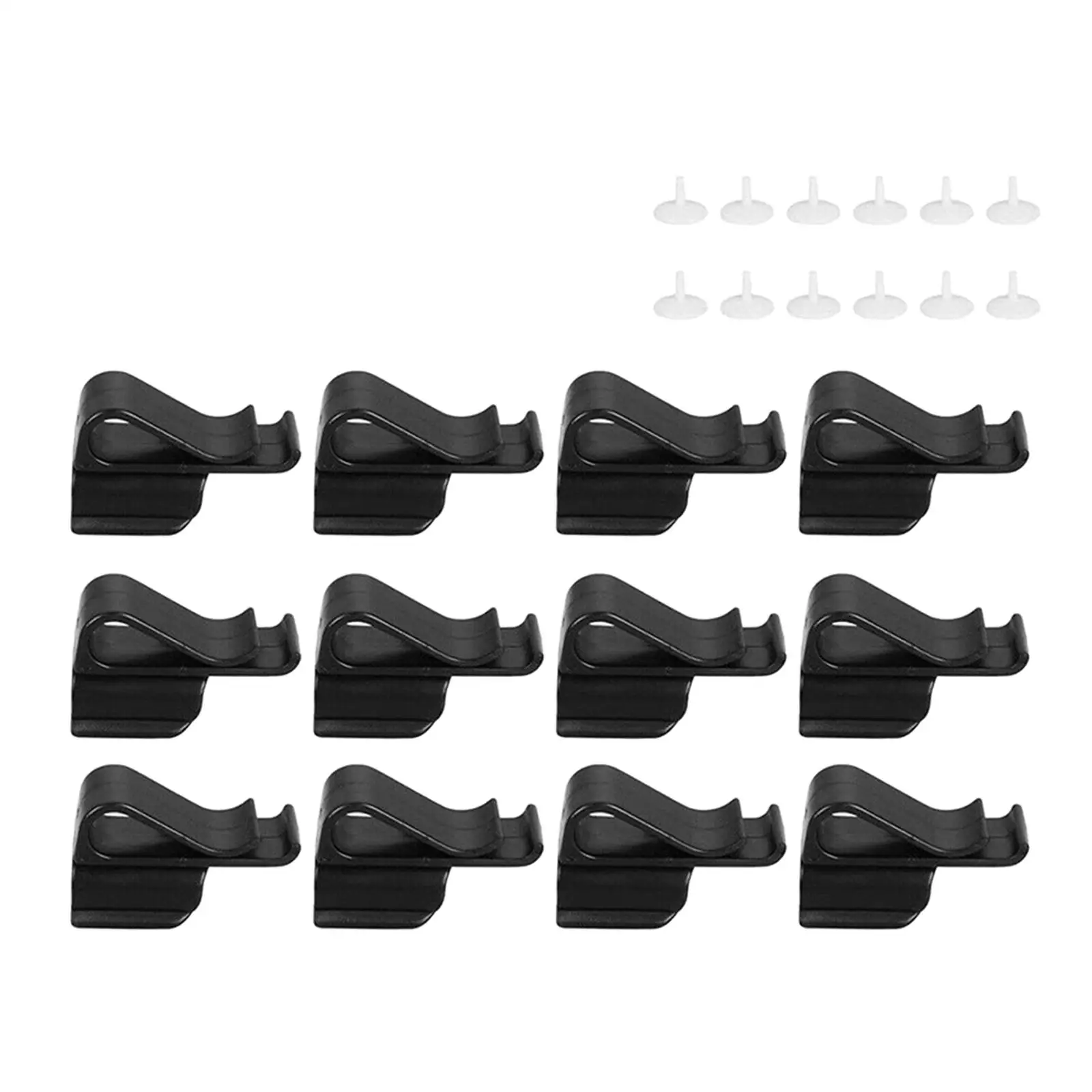 

12x Golf Club Holder Ball Marker Trainer Aid Golf Club Bag Clips on Putter Clamp Holder Golf Putter Clip for Men Women Golfer