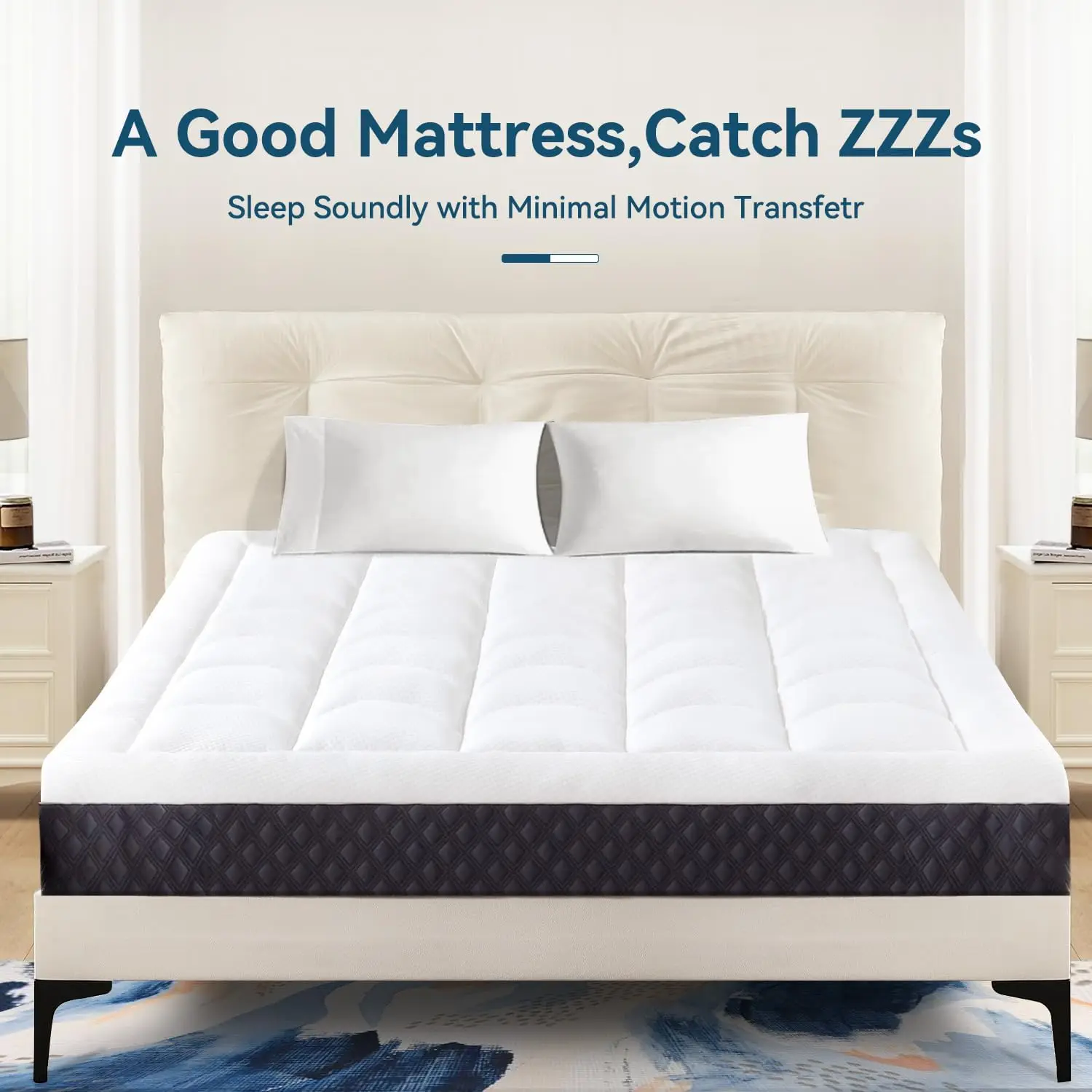 5 inch Full Size Memory Foam Mattress in a Box – Cooling Gel‑Infused Foam, Pressure‑Relief Comfort, Fiberglass-Free