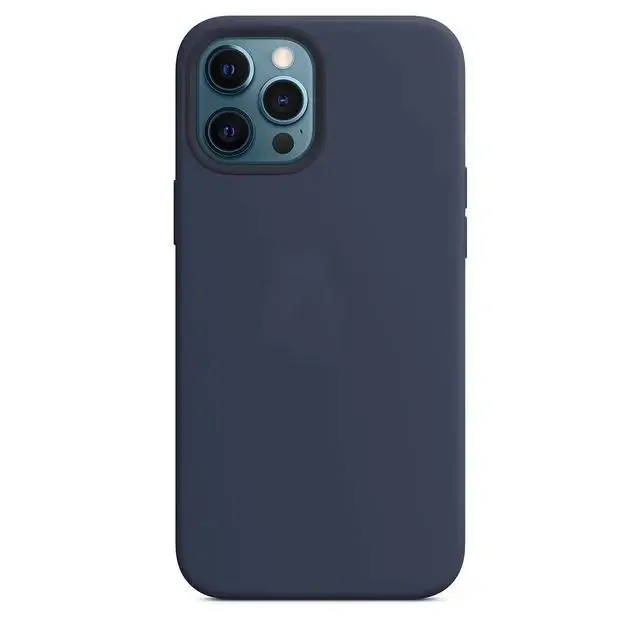 Premium Shockproof Liquid Silicone Phone Case with Protective Box Cover