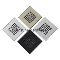 สี่เหลี่ยมผืนผ้าBreathableตาข่ายตู้Grilleตู้รองเท้าAir Ventฝาครอบฝังตู้เย็นเตาอบความร้อนฝาครอบGring100*100 5