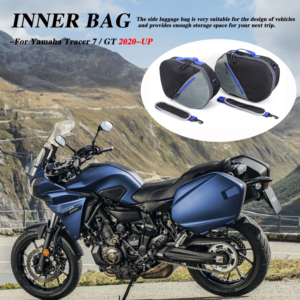 

For Yamaha Tracer 7 TRACER 700 GT Tracer7 Saddle Bags luggage bags motorcycle side luggage bag saddle liner bag 2020 2021 2022