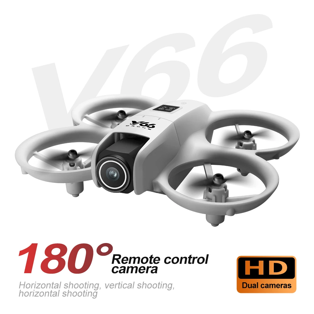 V66 Mini RC Drone 8K Profession HD Wide Angle Camera WiFi FPV Intelligent Obstacle Avoidance Foldable Helicopter Quadcopter Toys mini drone,remote control helicopter,remote control drone,mini helicopter toys