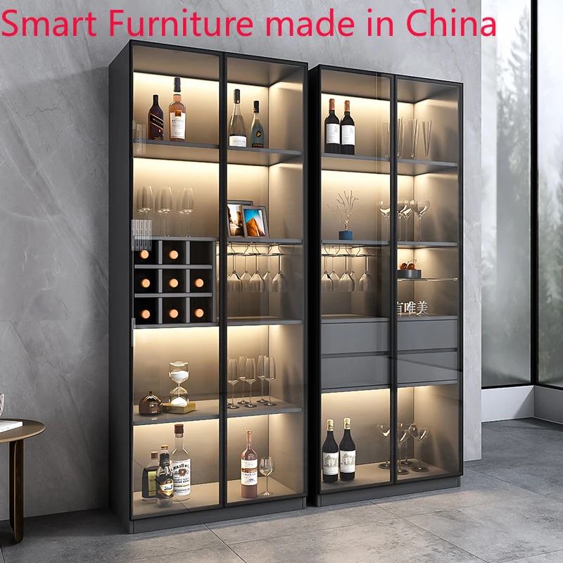Vetrine Vetrine Wine Cabinets Soggiorno Luxury Storage Modern Wine Cabinets Simplicity Home Estante Vinos Sideboard Qf50Jg