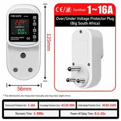 Universal Adjustable Voltage Protection Socket - Big South Africa