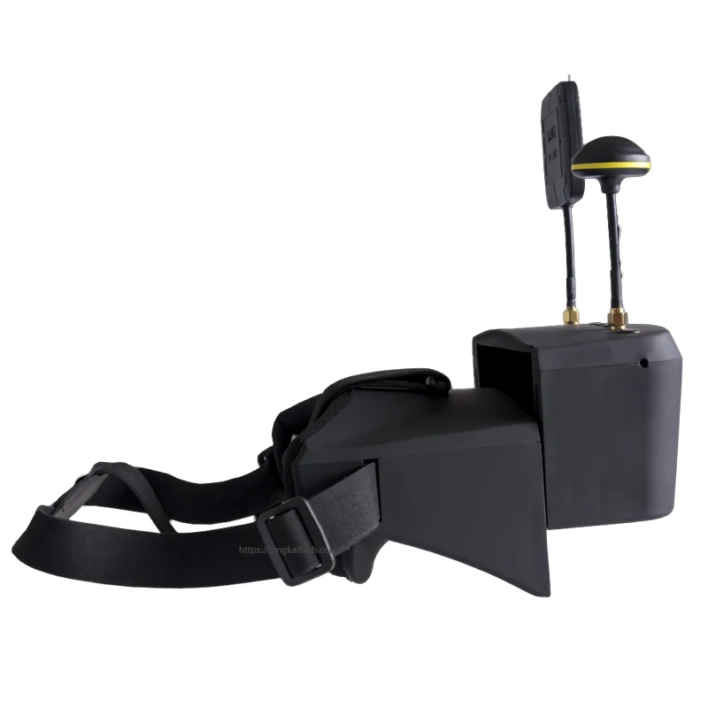 5.8G 40CH FPV 고글 EV800D 5인치 854*480 LS800D 비디오 헤드셋 DVR 다이버시티 FPV 고글 헬멧 배터리 RC 드론용
