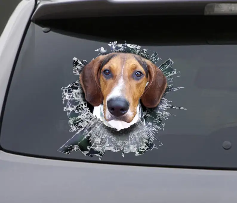 STICKER, Walker Coonhound window sticker, car sticker,Walker Coonhound car decal, funny sticker
