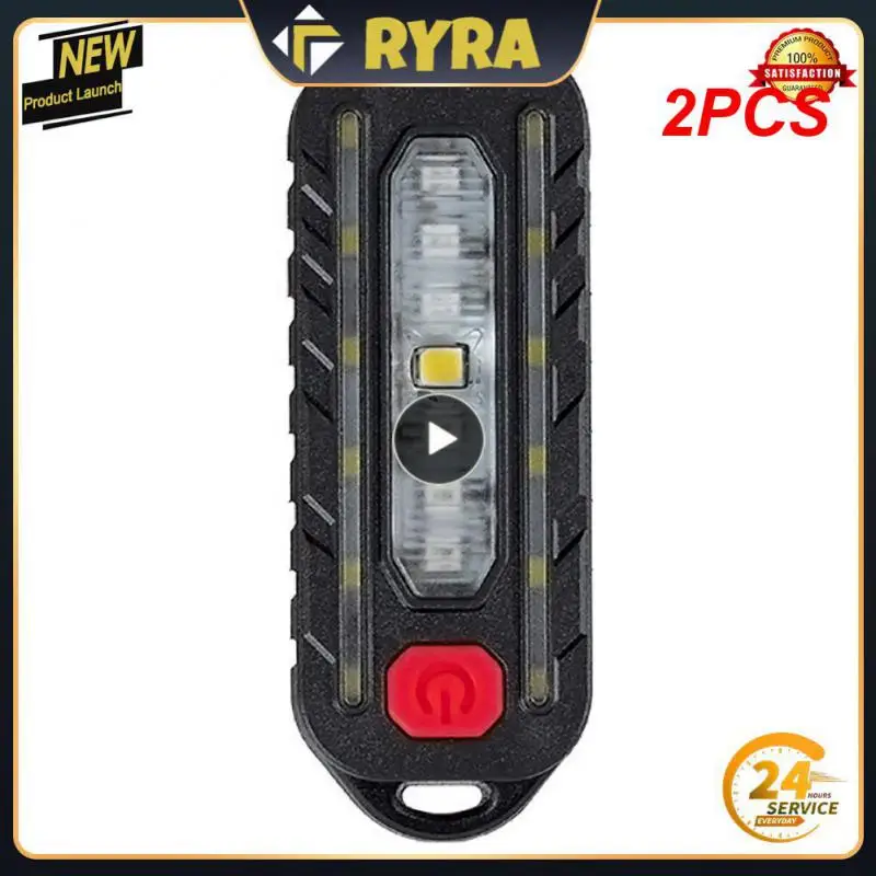 

2 шт., светодиодный мини-фонарик с USB-зарядкой
