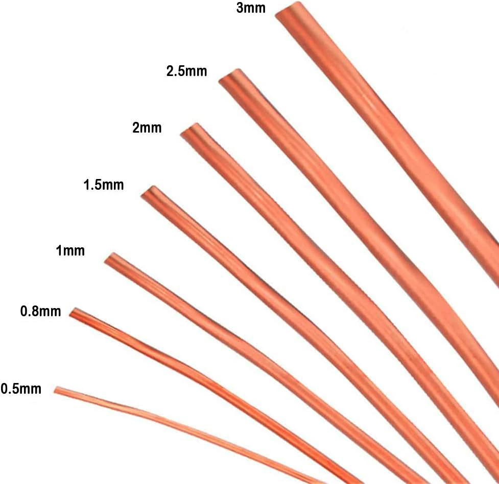 High-Quality Pure Copper Conductive Wire – Superfine and Durable, Multiple Gauge Options Available