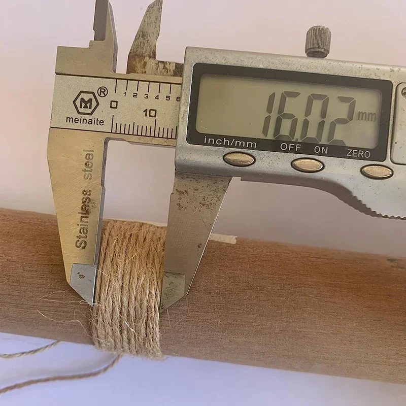 100M/롤 다채로운 황마 꼬기 2mm 3 가닥 천연 황마 문자열 코드 DIY 공예 선물 포장 그림 디스플레이에 대한 삼베 밧줄