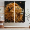 The Lion King on the Prairie Children's Room Curtains for Living Room Window Blinds Kitchen Curtains on Offer Free Shipping Home 1