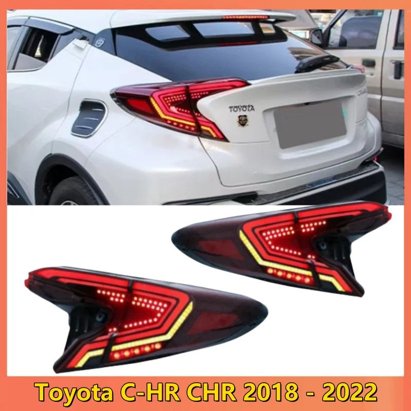 LED Rear Bumper Reflector Brake Light For Toyota C-HR (CHR) 2016-2022 – Red Lens