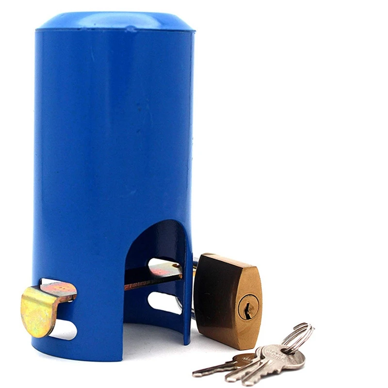 

Outdoor/Kitchen/Garden Hose Tap Faucet Lock Water Faucet Anti-Theft Lock Child-Proof Metal Faucet Protection Cover Style