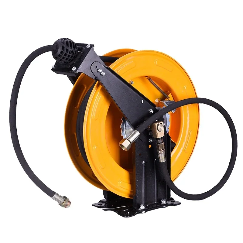 Automatic High Pressure Hose Reel Retractable Hose Reel Auto-rewind Hose  Cable Reel Automotive Water Hose Reel For Car Washer - Tool Parts -  AliExpress