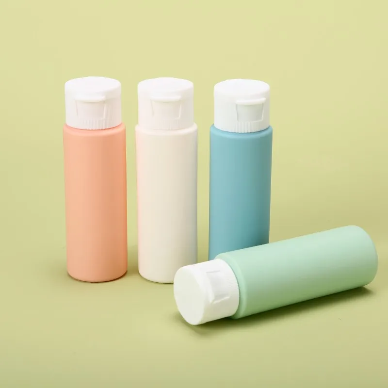 

4pcs/Set Refillable Bottles Soft PlasticTravel Bottle Set Lotion Shampoo Squeeze Tube Container Empty Bottle Travel Accessories