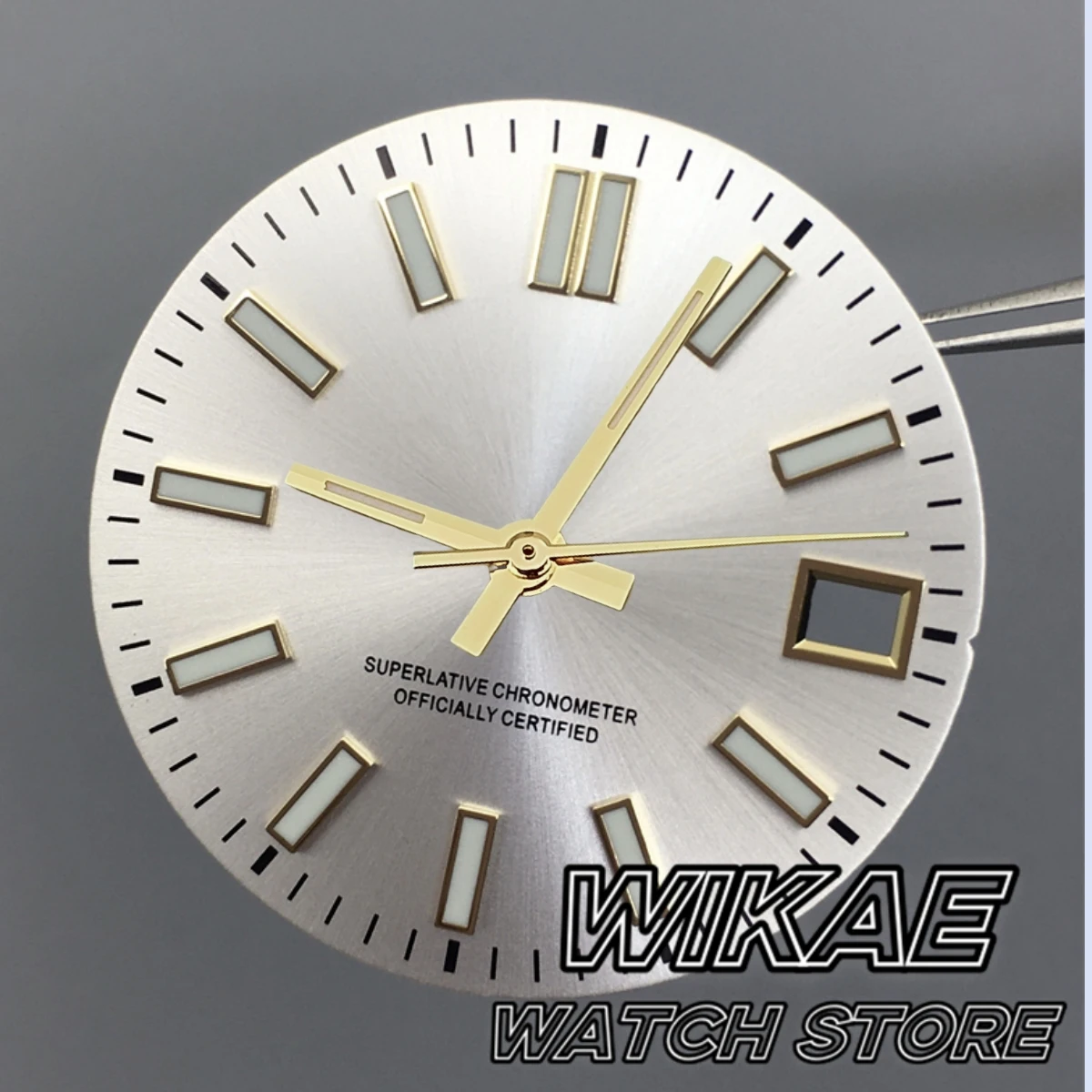 カスタム36mm nh35 mod ピンクダイヤル Custom Built 36mm Datejust Seiko Mod “Watch with Sunburst