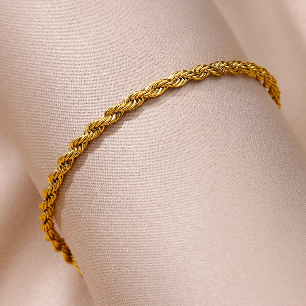 Women Silver Anklet Bracelet Ankle Chains Bead Bracelet Beads Anklet Vintage Stainless Steel Beads Chain Bodychain Summer Beach Fashion Accessories Gifts