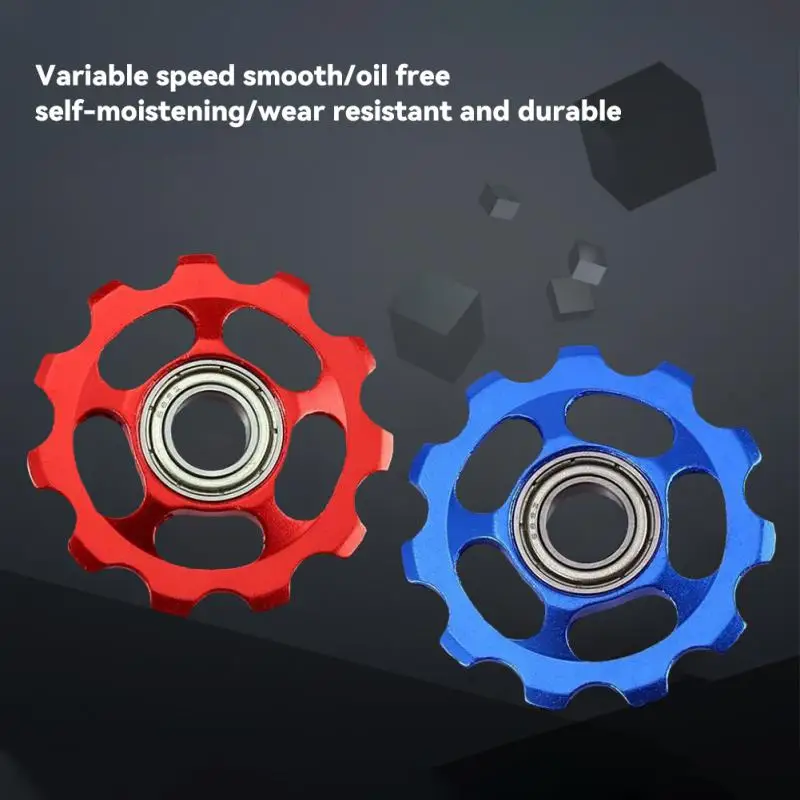 Mountain Road Bike Cuscinetto Posteriore Deragliatore 10T 11T 13T Puleggia In Acciaio Rullo Folle Cuscinetto Jockey Wheel Parts