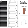 5 Layers Over Door Hanging Organizer with Mesh Pockets Large Wall Mount Storage for Home Essentials Bathroom Organization 2