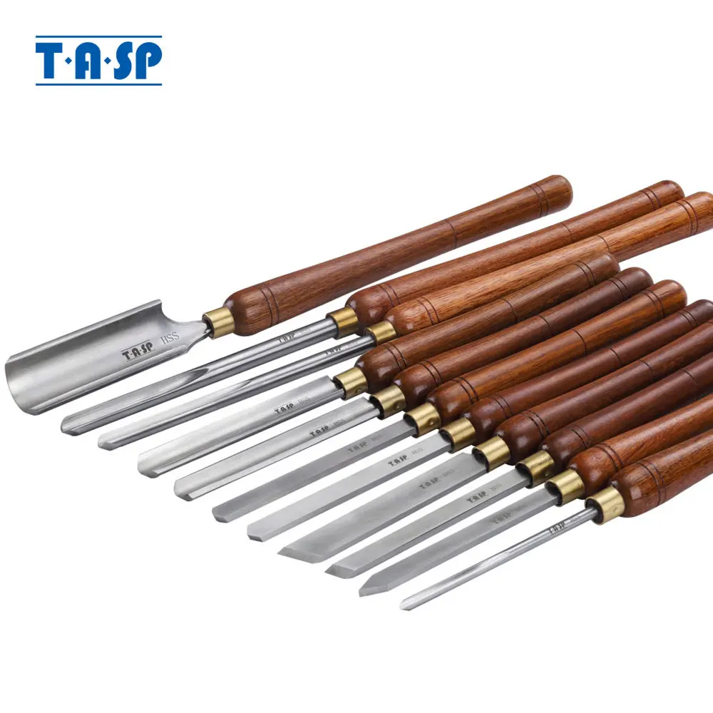 TASP HSS 목재 선삭 도구, 선반 스핀들 러핑 볼 가우지 목공 끌, 호두 손잡이 포함 Best5 TASP HSS 목재 선삭 도구, 선반 스핀들 러핑 볼 가우지 목공 끌, 호두 손잡이 포함 Best5