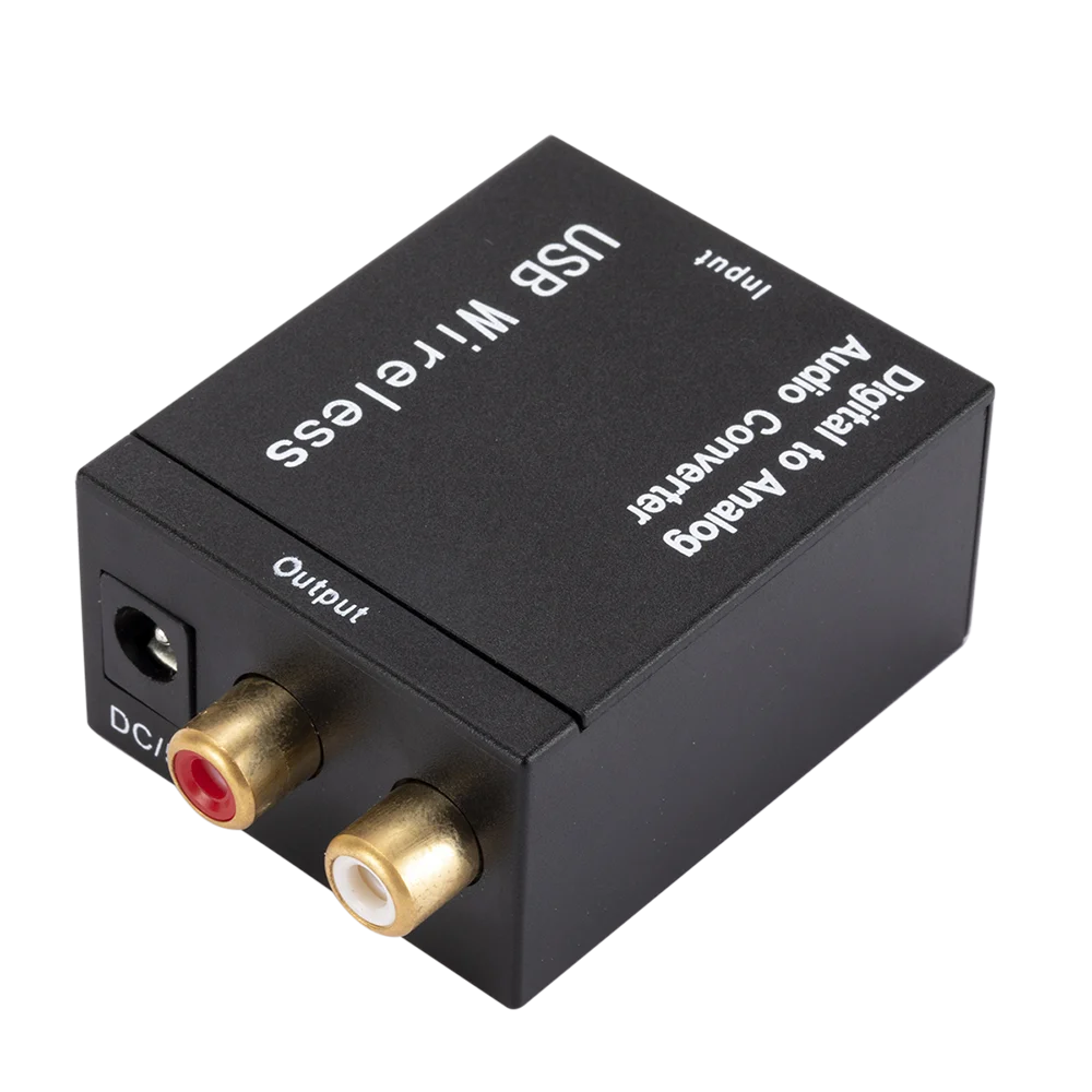 Bluetooth-compatible Digital to Analogue Converter Audio Spdif Converter Optical Coaxial Signal for Analogue DAC Stereo