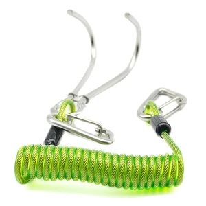 Double Head Dive Reef Rafting Hook Stainless Steel Reef Hook Dive Safety Accessory Green