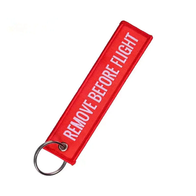 Motorcycle & Car Embroidered Keychain: Stylish Men's Gift Accessory