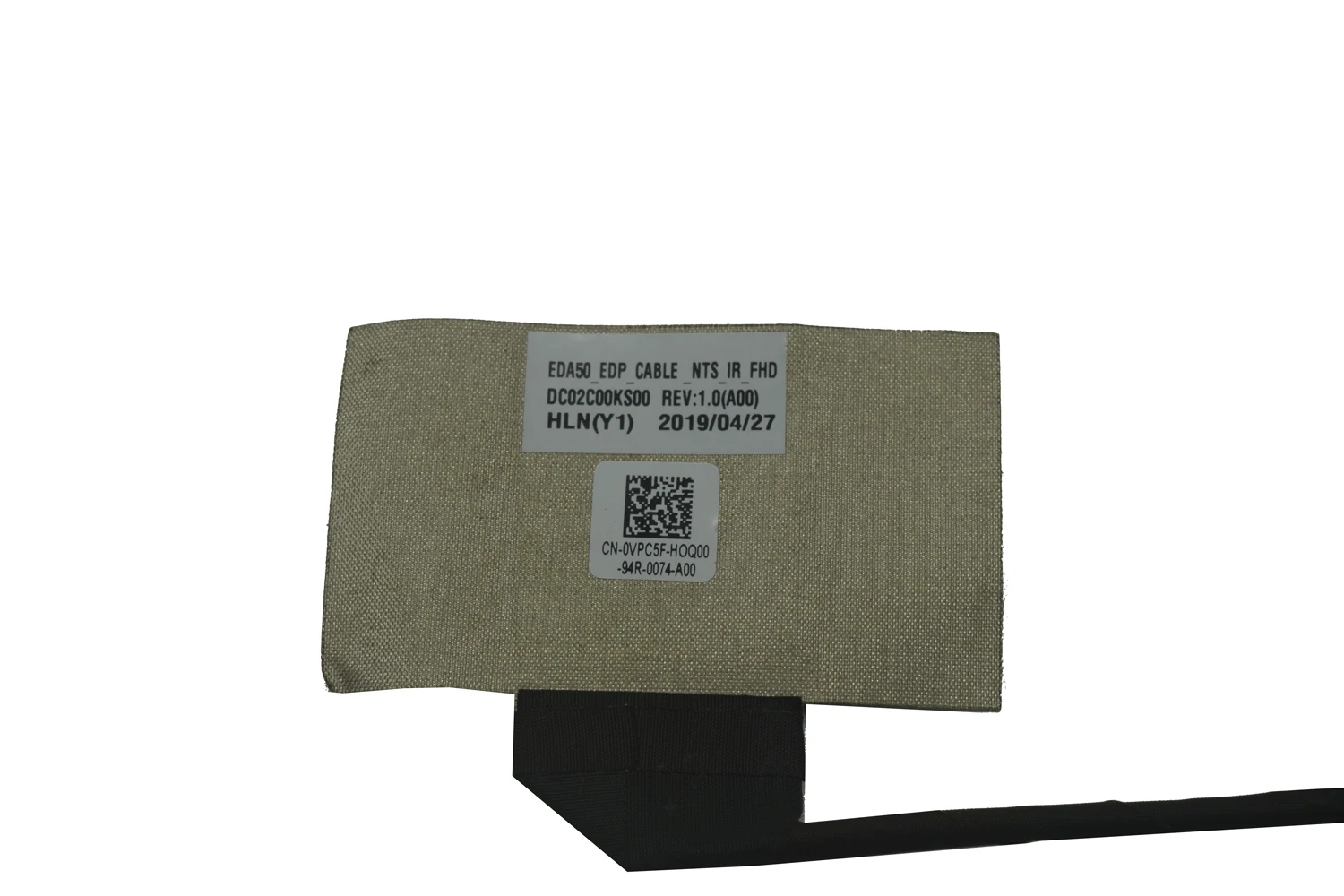 블랙 뉴 포 프리시전 7540 M7540 EDA50 EDP 케이블 NTS IR FHD LVDS 케이블 0VPC5F VPC5F