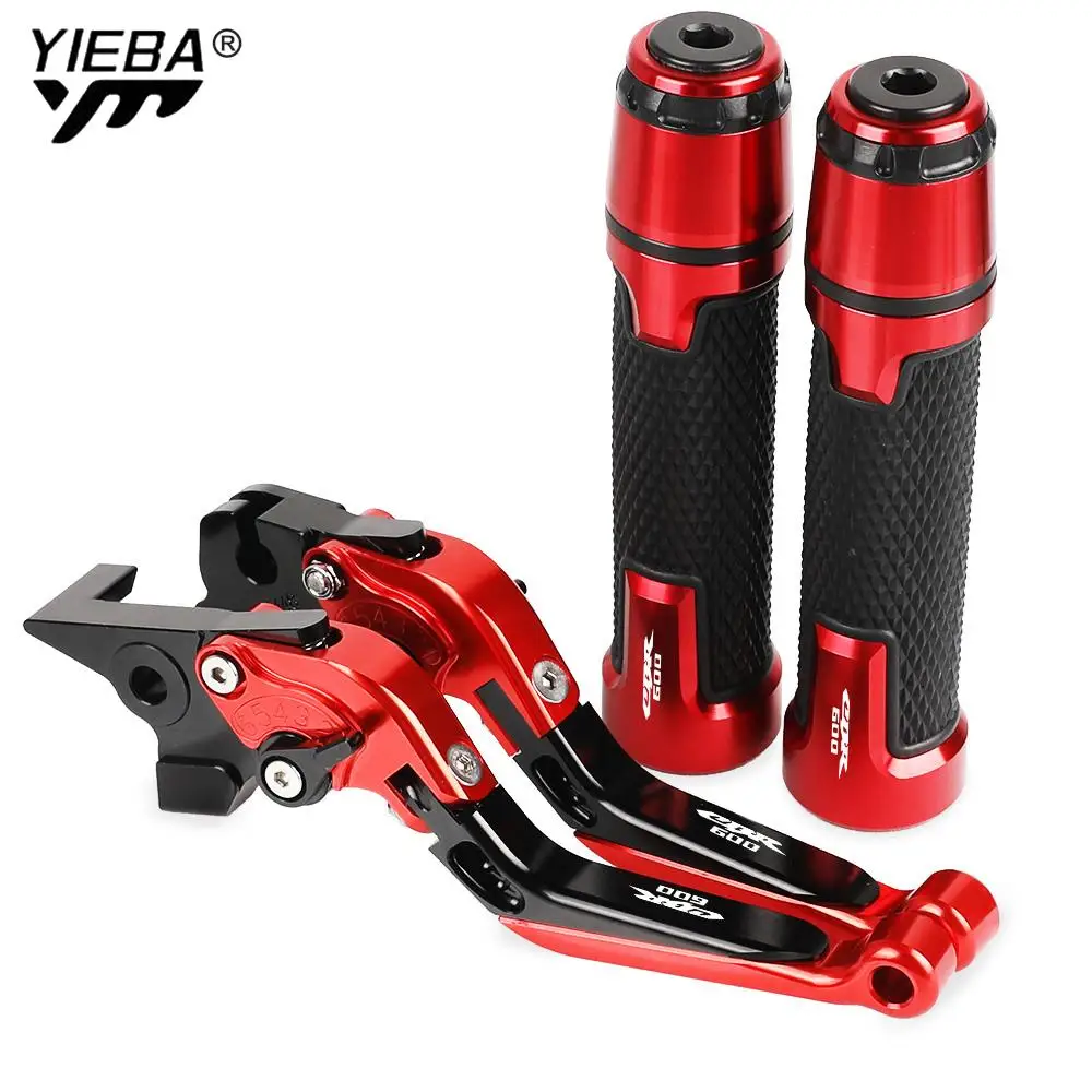 

Motorcycle CNC Brake Clutch Levers Handlebar knobs Handle Hand Grip Ends FOR HONDA CBR600 1991 1992 1993 1994 1995 1996-1998