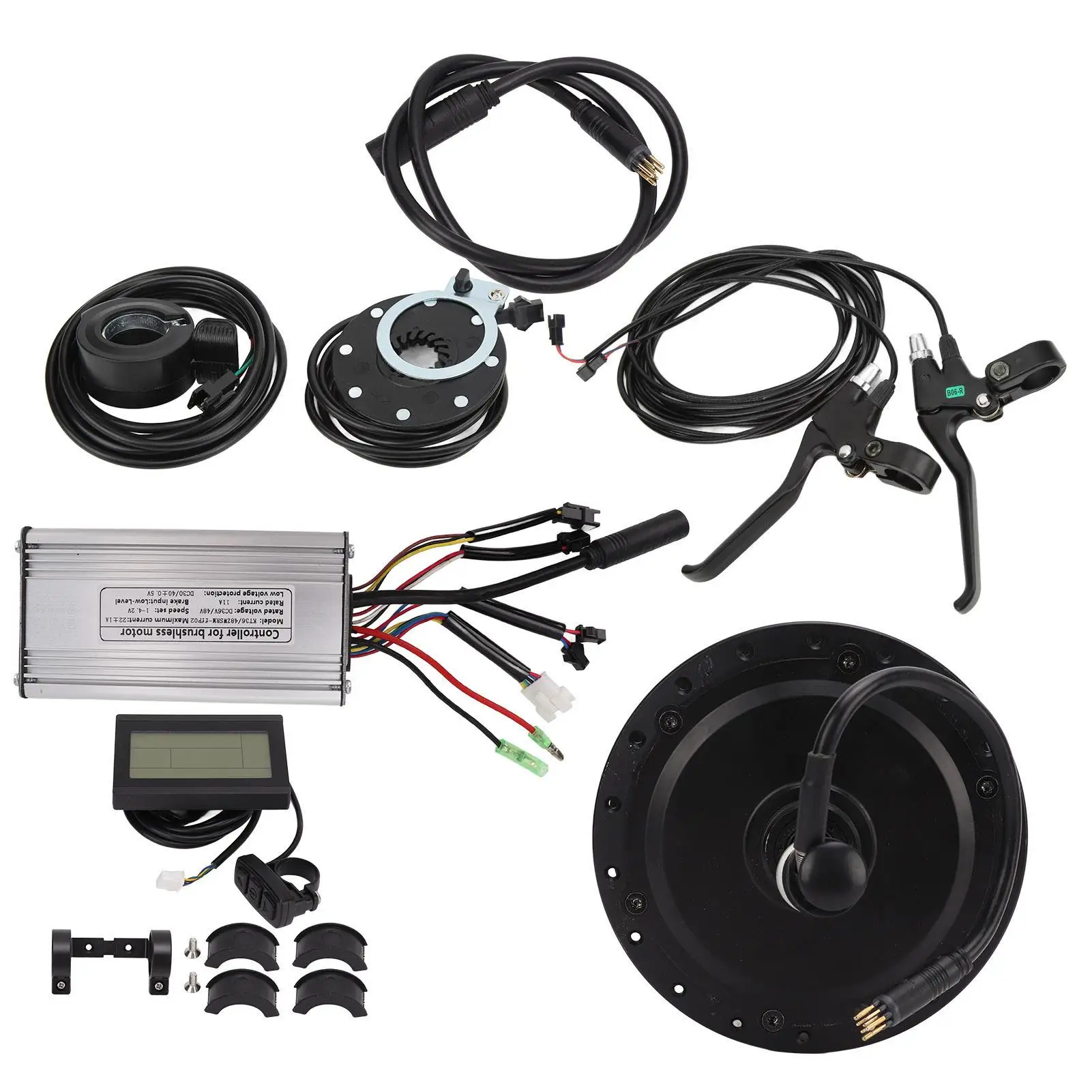 48V 500W Electric Rear Wheel Conversion Kit with LCD3 Display & Power Assist Sensor