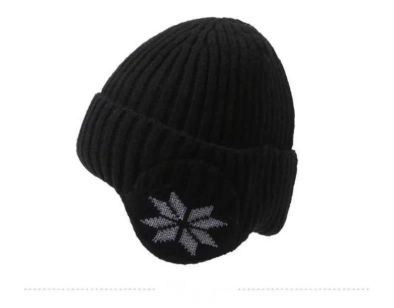 Neue heiße verkaufende Winter-heiße Art-warme gestrickte Wollmütze-Männerplüsch-verdickte Gehörschutz-Hut-Kinderkoreanische Version des großen Stirnband-Mode_voghion.com