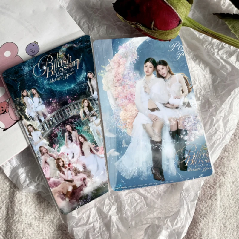 2PC/SET 중복 없는 타이 블러쉬 블라썸 콘서트 2026 Namtanfilm Milklove Emibonnie Viewmim 양면 3인치 8.4*5.6cm 프린트 카드