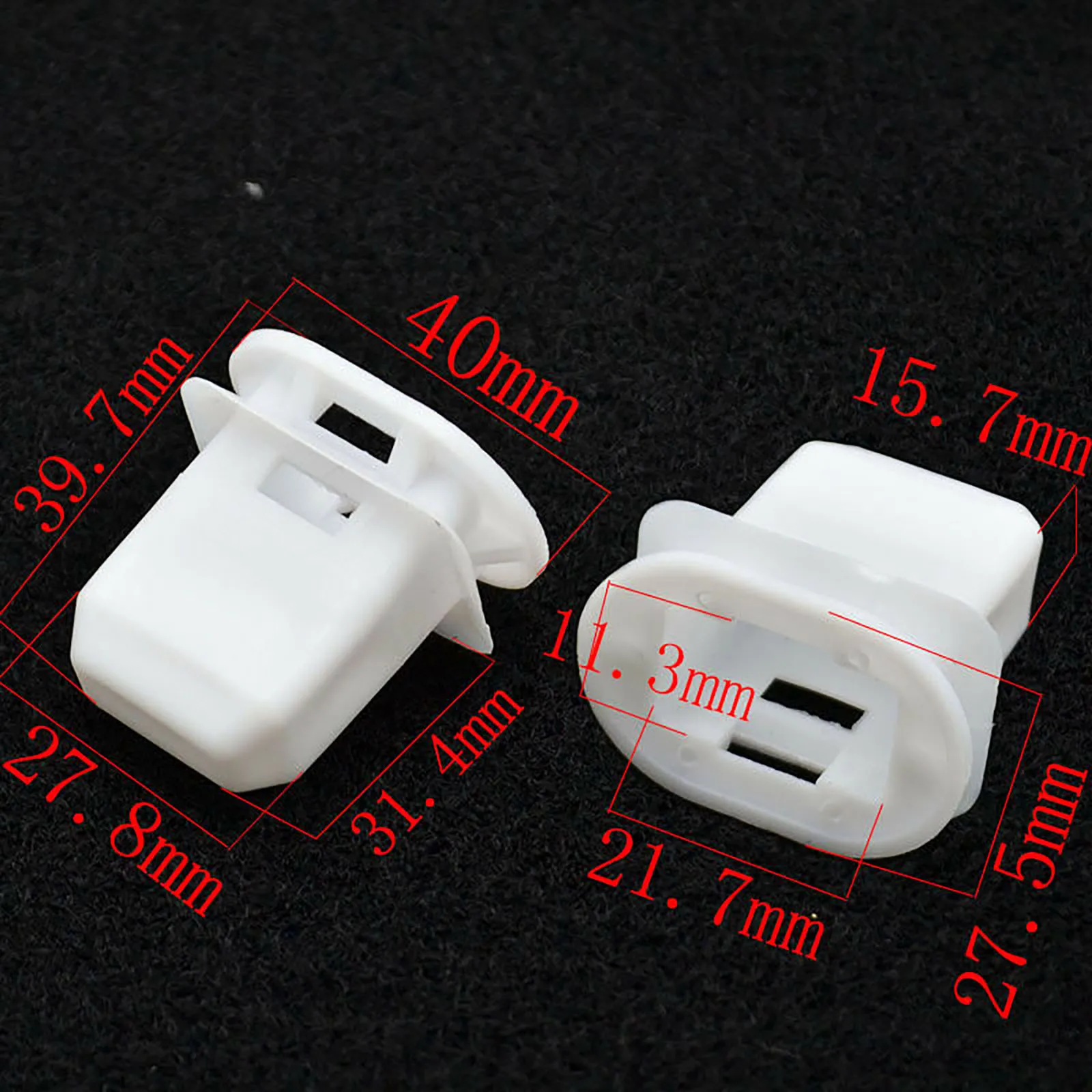 2Pcs Rear Seat Cushion Pad Clip Rear Seat Clips Fixed Buckle Fastener car interior accessories for Audi A3 A4 A5 A6 A7 A8 Q3 Q5 Q7 Q8