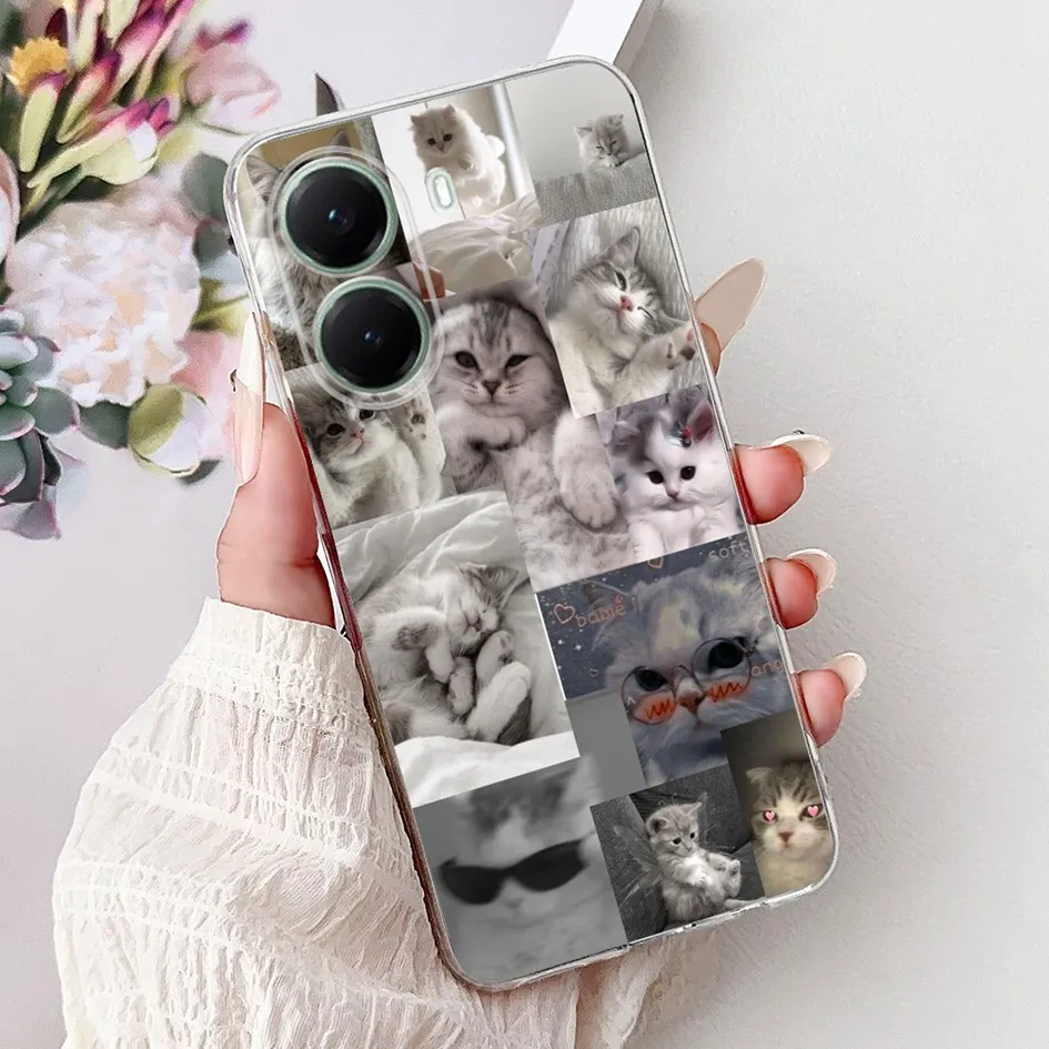 Cool Cartoon Animal Soft Silicone Clear Phone Case Cover