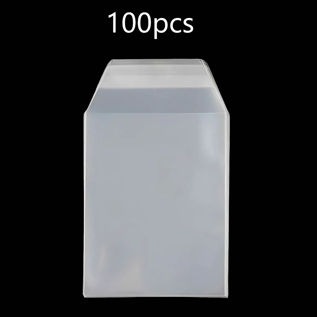 100PCS Clear Magnetic Card Holder Protective Film Hard Plastic Card Sleeves 35PT-100PT Waterproof Protector For Game Photo Cards