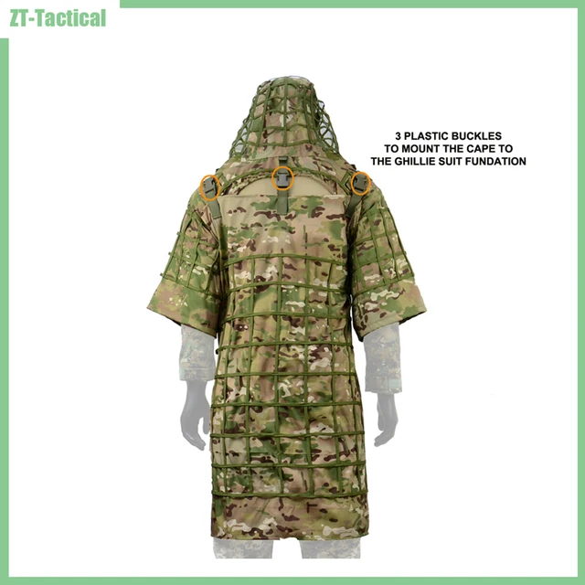 ギリースーツ コブラフード サバゲー向けタクティカルフード