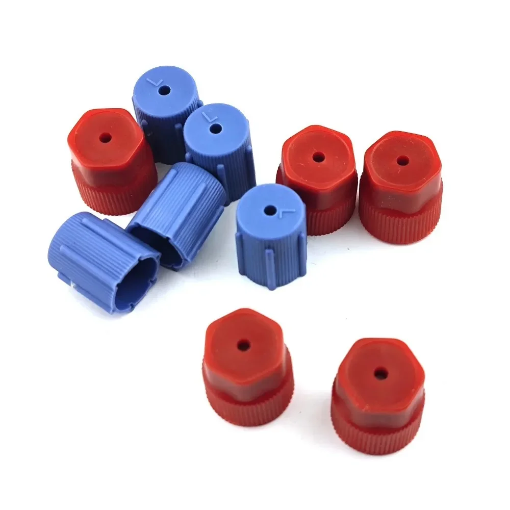 Air Conditioning Charging Port Caps 10Pcs/Set R134a