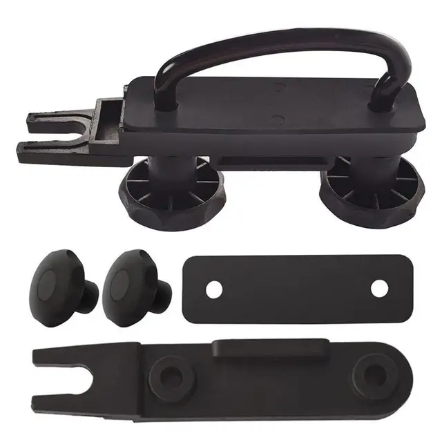 Set 4 Supporti A U Per Box Tetto Universali | Staffe Per Auto E Furgoni | Con Dadi Di Sicurezza - Foto 5