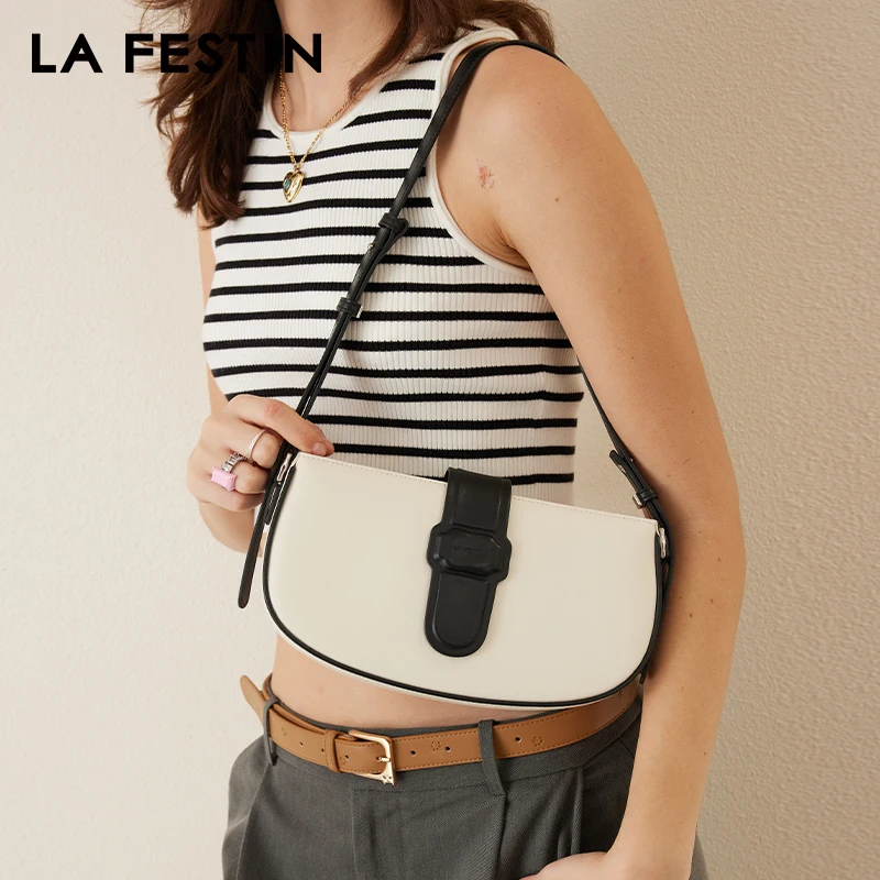 

LA FESTIN Original Designer 2023 New Popular y2k Shoulder Crossbody Bag High End Texture Women's Luxury Versatile Underarm Bags