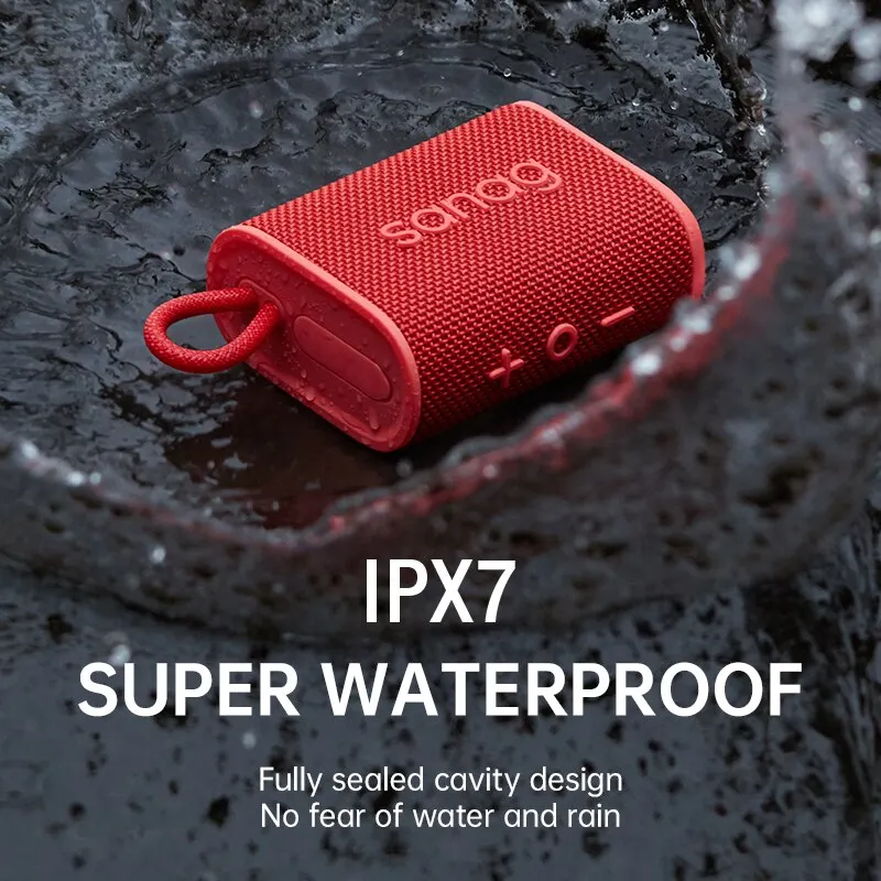 Bluetooth Speaker Mini Portable 5W IPX7 Waterproof APP Control Wireless Subwoofer Hands Free Call